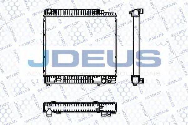 JDEUS RA0170060 Радиатор, охлаждение двигателя