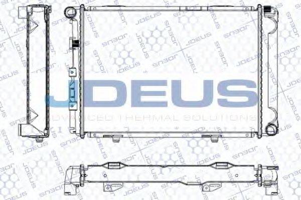 JDEUS RA0170080 Радиатор, охлаждение двигателя