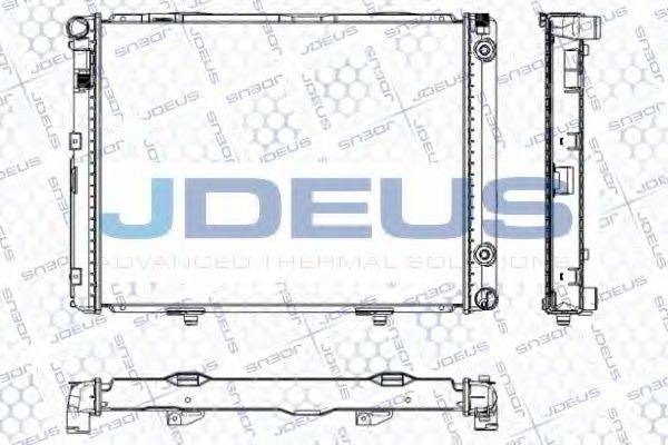 JDEUS RA0170110 Радиатор, охлаждение двигателя