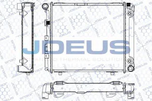 JDEUS RA0170160 Радиатор, охлаждение двигателя