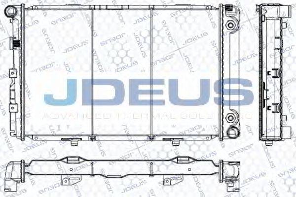 JDEUS RA0170170 Радиатор, охлаждение двигателя