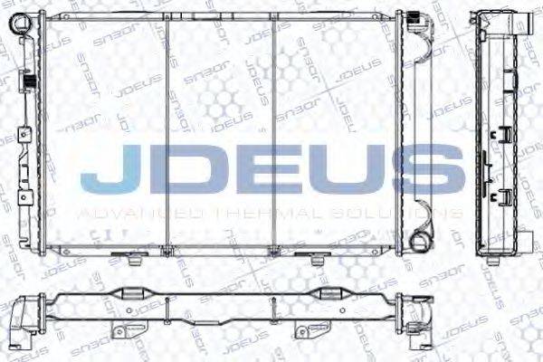 JDEUS RA0170180 Радиатор, охлаждение двигателя