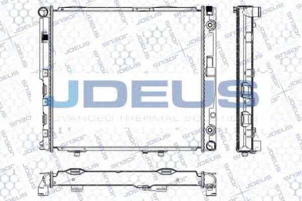 JDEUS RA0170240 Радиатор, охлаждение двигателя