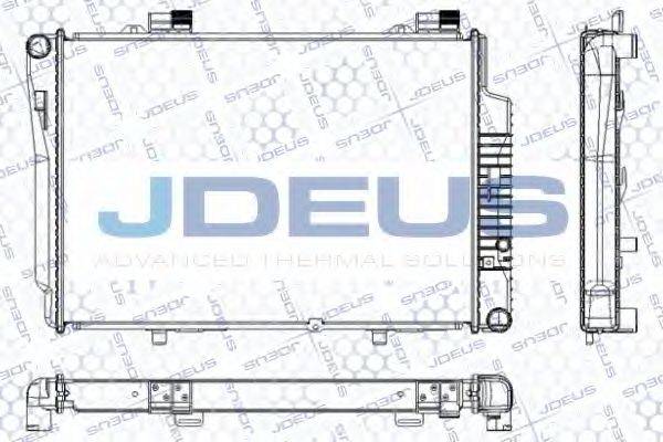 JDEUS RA0170360 Радиатор, охлаждение двигателя