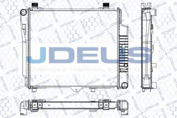 JDEUS RA0170380 Радиатор, охлаждение двигателя