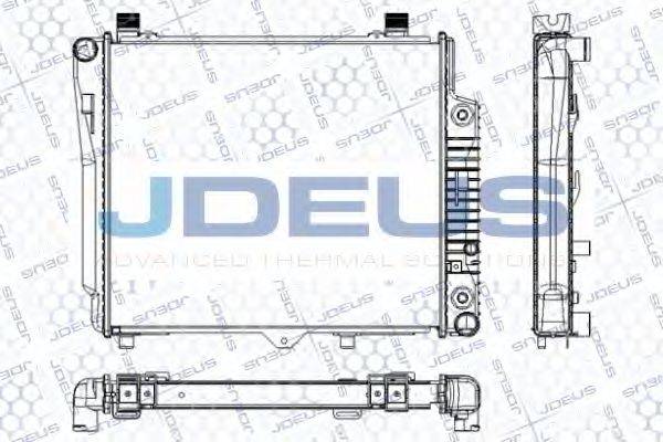 JDEUS RA0170390 Радиатор, охлаждение двигателя