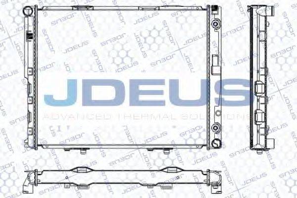 JDEUS RA0170400 Радиатор, охлаждение двигателя
