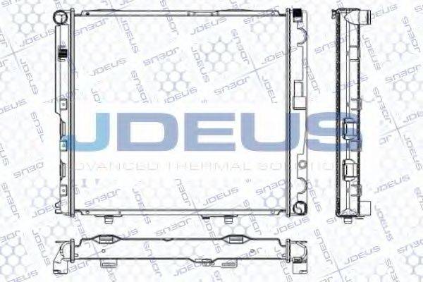 JDEUS RA0170490 Радиатор, охлаждение двигателя