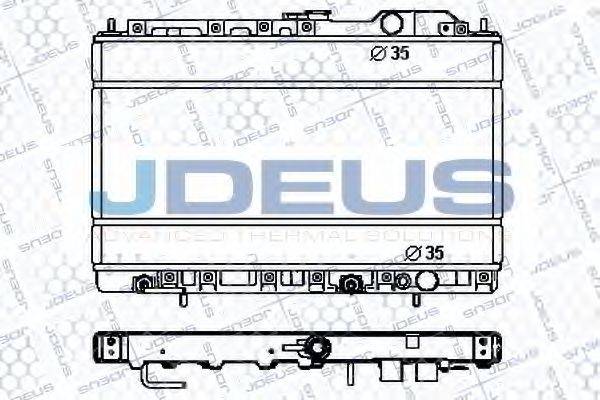 JDEUS RA0180150 Радиатор, охлаждение двигателя