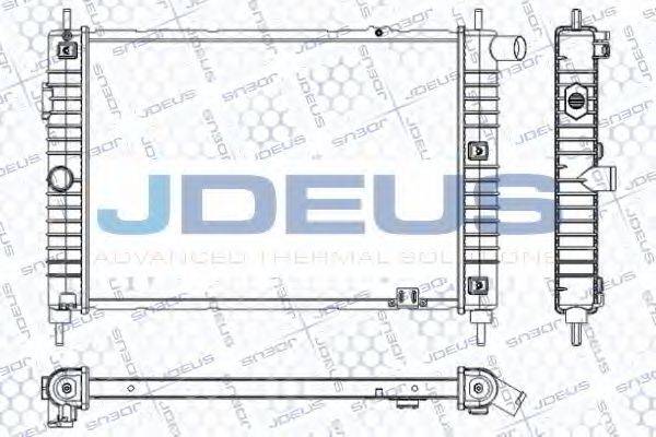 JDEUS RA0200400 Радиатор, охлаждение двигателя