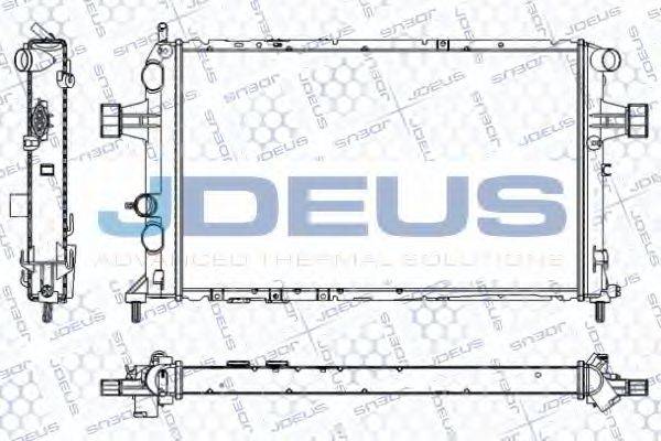 JDEUS RA0200780 Радиатор, охлаждение двигателя