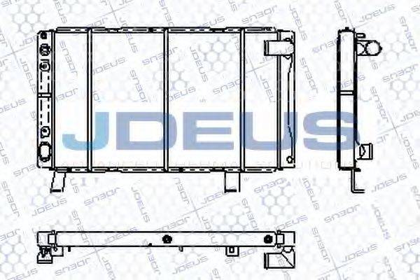 JDEUS RA0210190 Радиатор, охлаждение двигателя