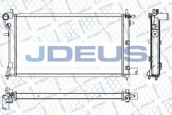 JDEUS RA0210281 Радиатор, охлаждение двигателя