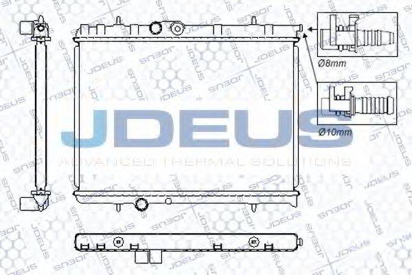 JDEUS RA0210310 Радиатор, охлаждение двигателя