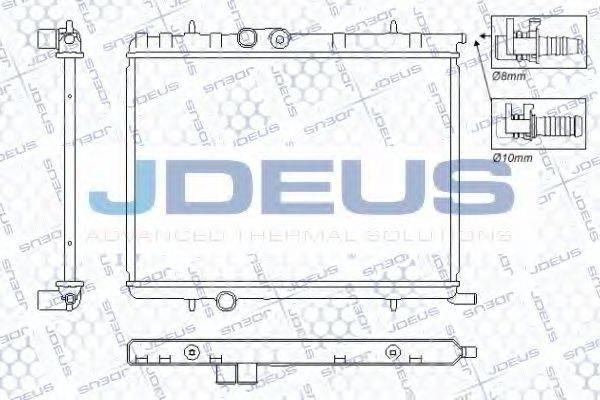 JDEUS RA0210341 Радиатор, охлаждение двигателя