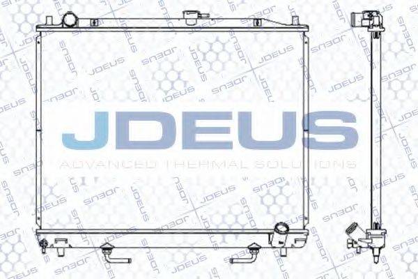 JDEUS 018M42 Радиатор, охлаждение двигателя