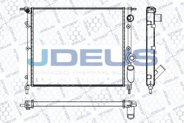 JDEUS RA0230281 Радиатор, охлаждение двигателя