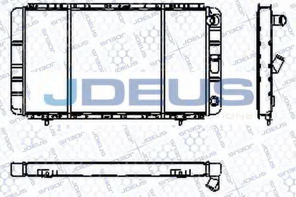 JDEUS RA0230320 Радиатор, охлаждение двигателя