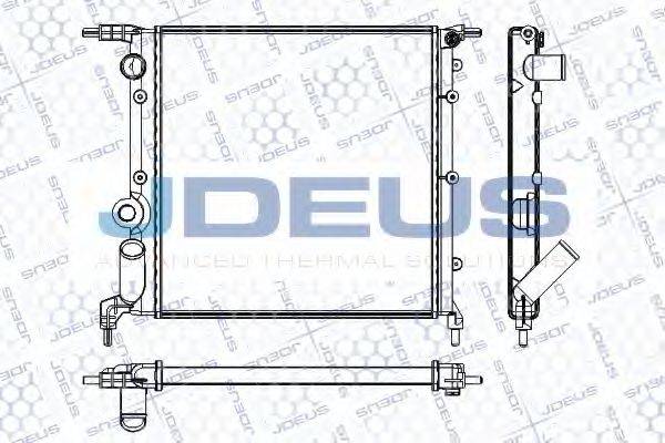 JDEUS RA0230401 Радиатор, охлаждение двигателя