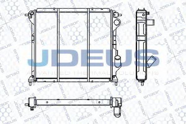 JDEUS RA0230490 Радиатор, охлаждение двигателя