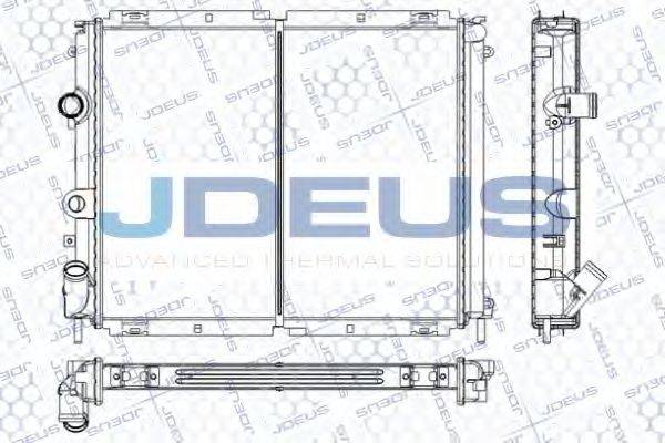 JDEUS RA0230580 Радиатор, охлаждение двигателя