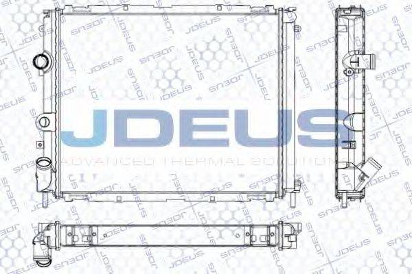 JDEUS RA0230590 Радиатор, охлаждение двигателя