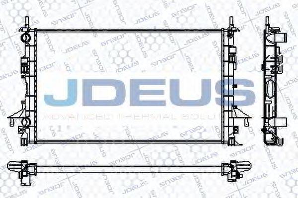 JDEUS RA0230680 Радиатор, охлаждение двигателя