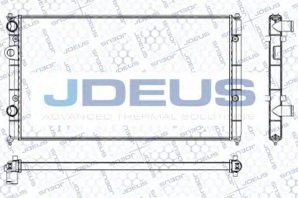 JDEUS RA0250040 Радиатор, охлаждение двигателя