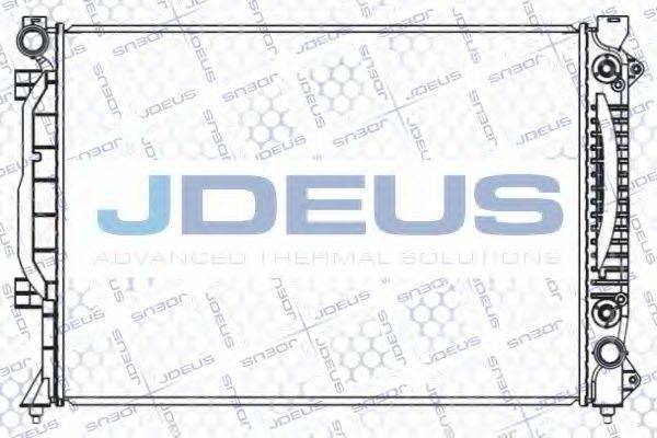 JDEUS 001M17 Радиатор, охлаждение двигателя