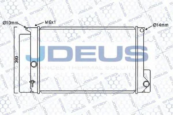 JDEUS 028M70 Радиатор, охлаждение двигателя