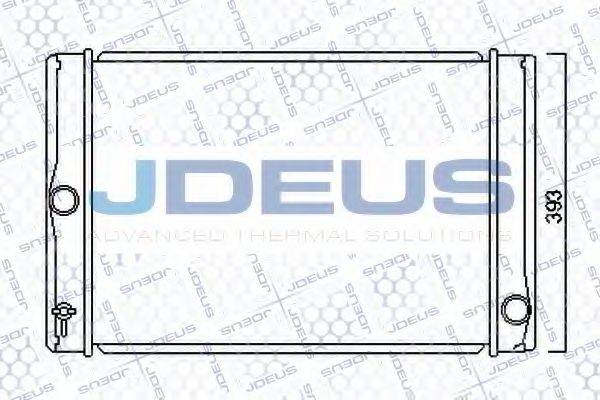 JDEUS 028M71 Радиатор, охлаждение двигателя