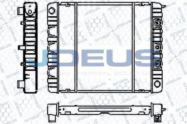 JDEUS RA0310160 Радиатор, охлаждение двигателя