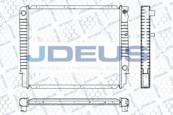 JDEUS RA0310260 Радиатор, охлаждение двигателя