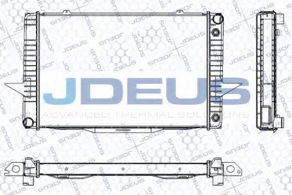 JDEUS RA0310470 Радиатор, охлаждение двигателя