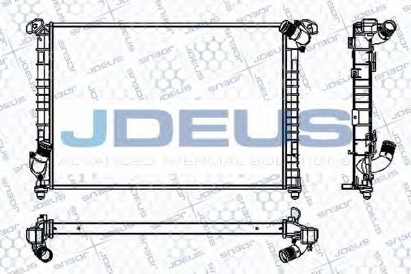 JDEUS RA0700020 Радиатор, охлаждение двигателя