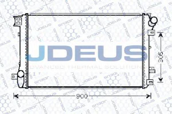 JDEUS 023M89 Радиатор, охлаждение двигателя