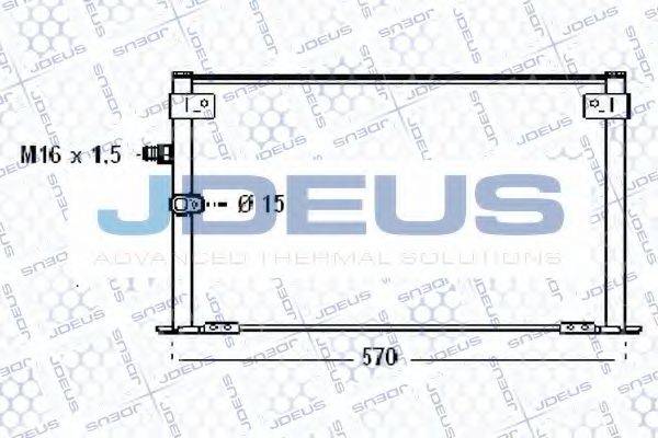 JDEUS 728M58 Конденсатор, кондиционер