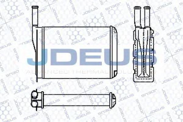 JDEUS RA2230050 Теплообменник, отопление салона