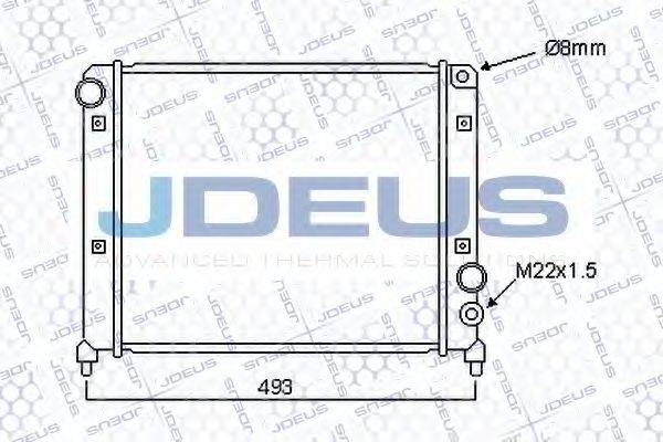 JDEUS 000V04 Радиатор, охлаждение двигателя