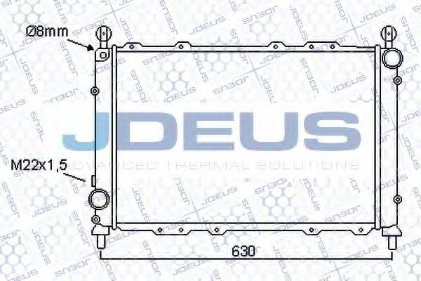 JDEUS 000V07 Радиатор, охлаждение двигателя