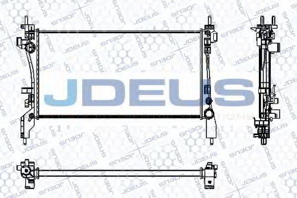 JDEUS RA0111280 Радиатор, охлаждение двигателя