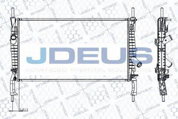 JDEUS RA0121160 Радиатор, охлаждение двигателя