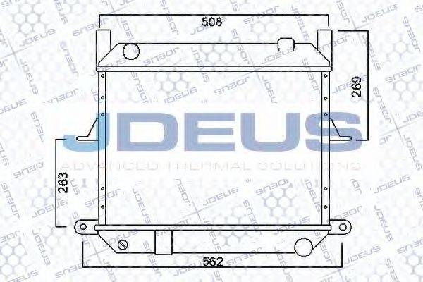 JDEUS 019M64 Радиатор, охлаждение двигателя