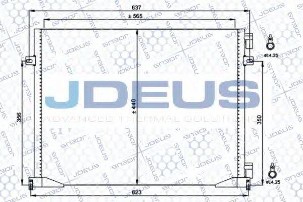 JDEUS 723M27 Конденсатор, кондиционер