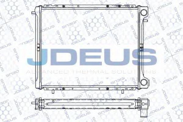 JDEUS 023V35A Радиатор, охлаждение двигателя