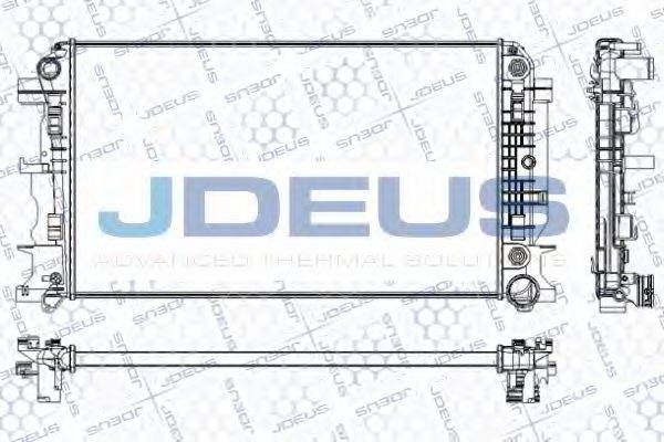 JDEUS RA0170890 Радиатор, охлаждение двигателя