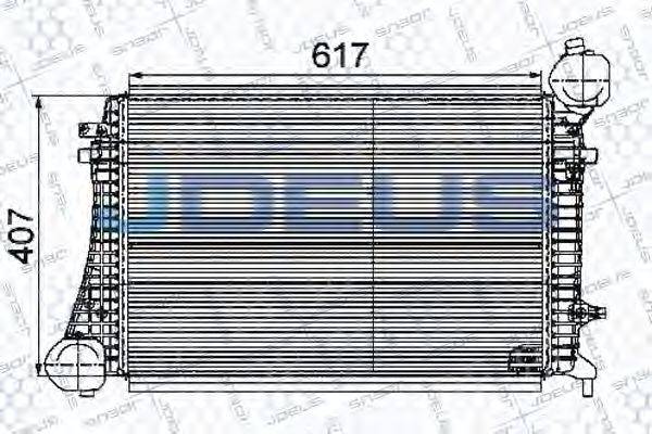 JDEUS 801M32 Интеркулер