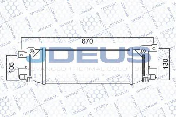 JDEUS 812M27 Интеркулер