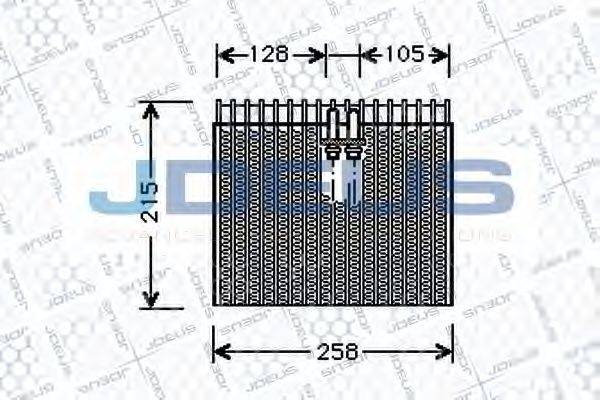 JDEUS RA9110960 Испаритель, кондиционер