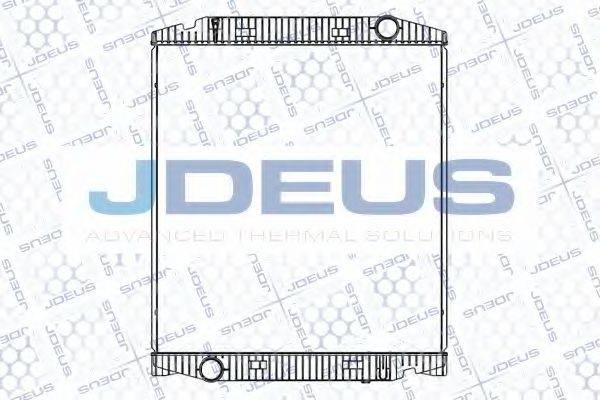JDEUS 114M13 Радиатор, охлаждение двигателя